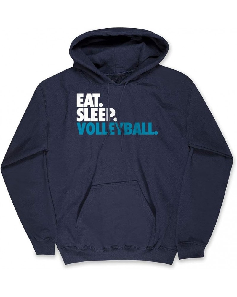 Volleyball Standard Sweatshirt | Eat Sleep Volleyball Adults Sizes Youth Navy $22.94 Hoodies & Sweatshirts