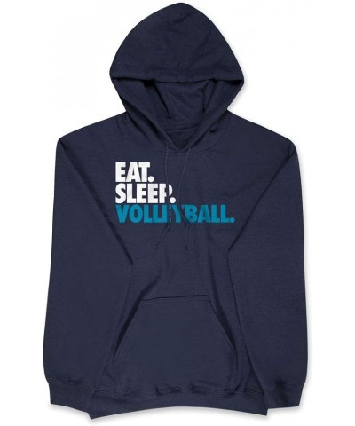 Volleyball Standard Sweatshirt | Eat Sleep Volleyball Adults Sizes Youth Navy $22.94 Hoodies & Sweatshirts