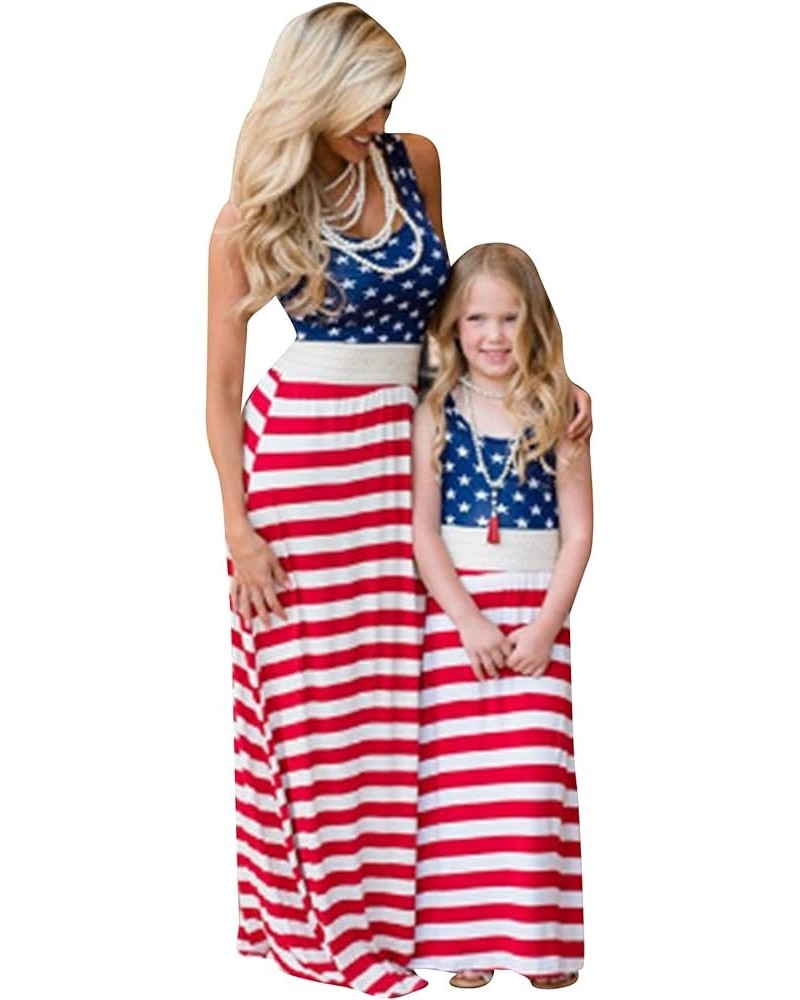 Mommy and Me Matching Dresses Long Sleeve Family Matching Clothing Outfits with Plus Size Star $10.00 Dresses