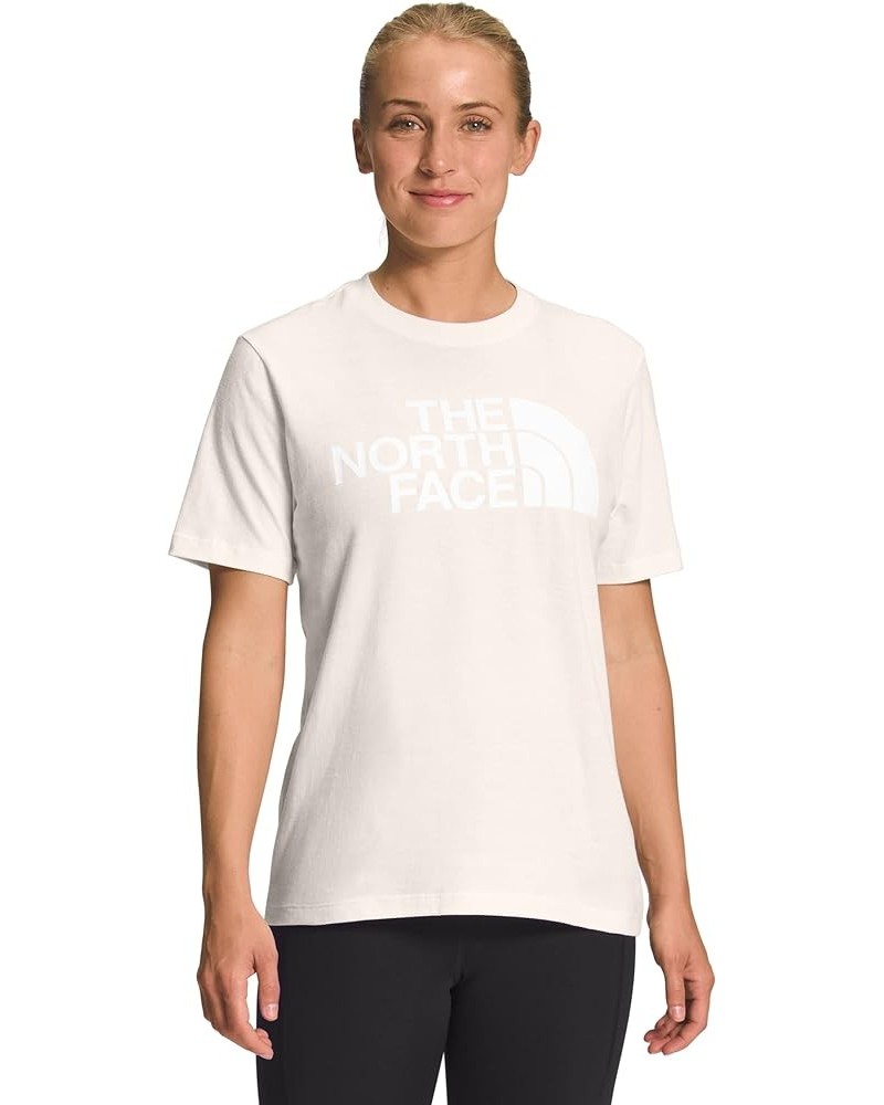 Women's Short Sleeve Half Dome Tee (Standard and Plus Size) Gardenia White/Tnf White $11.79 T-Shirts