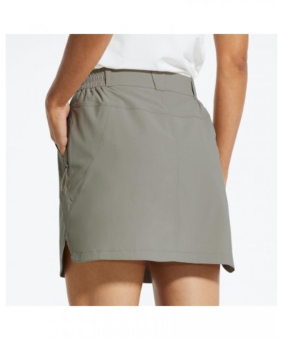 Women' Golf Skorts 4 Pockets 15" UPF 50+ Athletic Skirt Quick Dry Lightweight for Tennis,Hiking,Everyday Casual 02-gray $12.9...