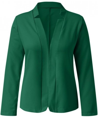 Blazer Jackets for Women Woman Jackets Solid Open Front Elegant Long Sleeve Work Office Womens Suits for Work Y2-wine $14.84 ...