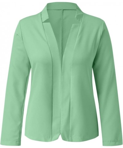 Blazer Jackets for Women Woman Jackets Solid Open Front Elegant Long Sleeve Work Office Womens Suits for Work Y2-wine $14.84 ...