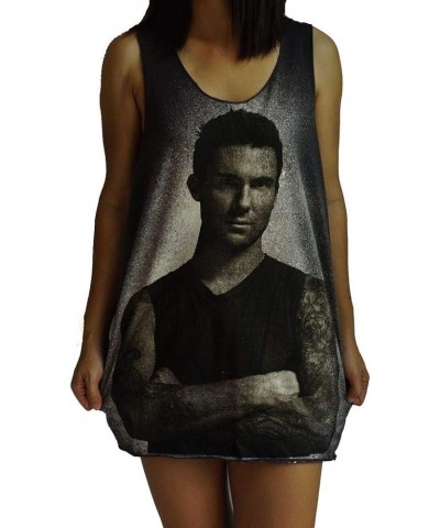 Adam Levine Tank Top Vest Singlet Sleeveless T-Shirt Mens Womens Ladies Unisex Brown $11.54 T-Shirts