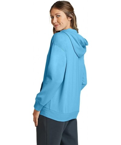 Women's Cozy Camp Full-Zip Hoodie Tall Misty Blue $33.17 Hoodies & Sweatshirts