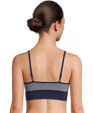 Womens Sports Bra Multipack - Wireless Bralettes for Women Classic Navy 2 Pack $10.22 Lingerie