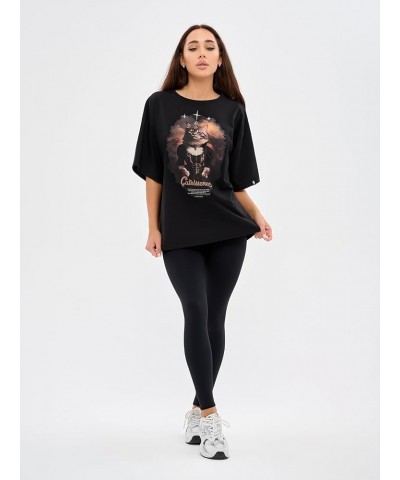 T-Shirts for Women – Women Summer Tops – Comfortable T Shirt with Short Sleeve Oversize T-shirt Catrissence $16.10 Activewear