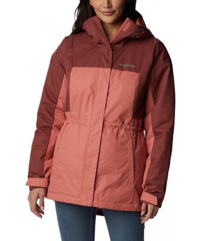 Women's Hikebound Long Insulated Jacket Faded Peach/Beetroot $38.95 Jackets