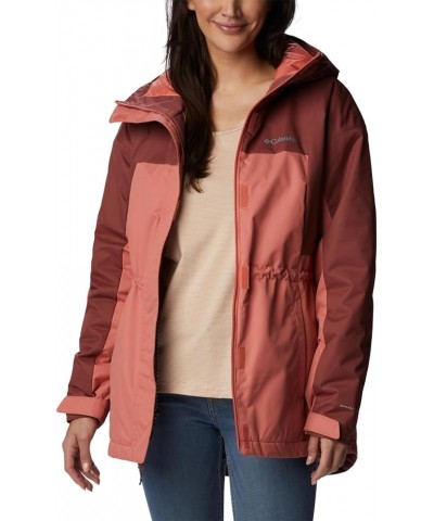 Women's Hikebound Long Insulated Jacket Faded Peach/Beetroot $38.95 Jackets