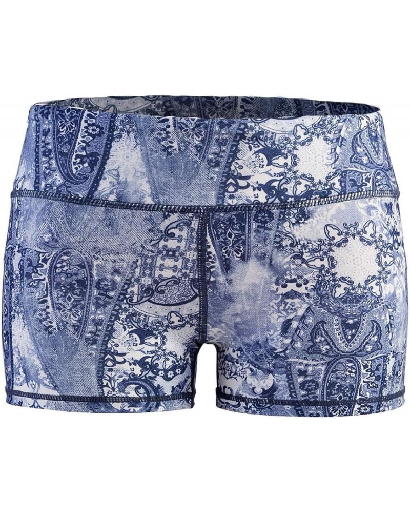 WOD Booty Shorts for Women (Medium, Cosmic Pink) Small Henna Blue $10.79 Activewear