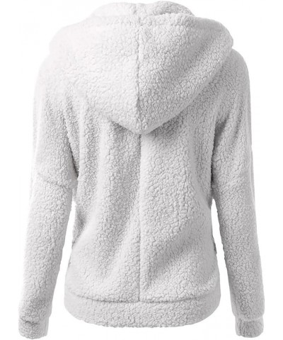 Winter Jackets for Women Plus Size Fleece Jacket Fuzzy Sweater Plush Sweatshirt Thicken Warm Casual Outerwear 08 Gray $12.09 ...