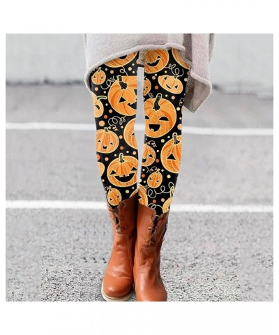 Leggings for Women Jeans Women Button Pocket Waist Elastic Color High Pants Leggings Gold-1 $8.20 Leggings