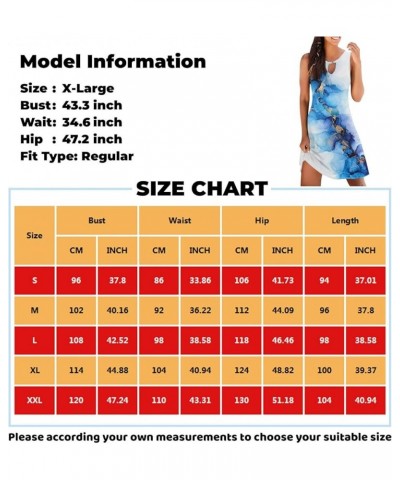 Cocktail Dresses for Women 2024, Plus Size Patterned Printing Sexy Mini Dress Keyhole Neck Casual Sleeveless Dresses 02-wine ...