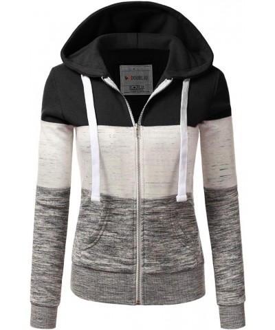 Lightweight Thin Zip-Up Hoodie Jacket for Women with Plus Size C_black $17.84 Hoodies & Sweatshirts