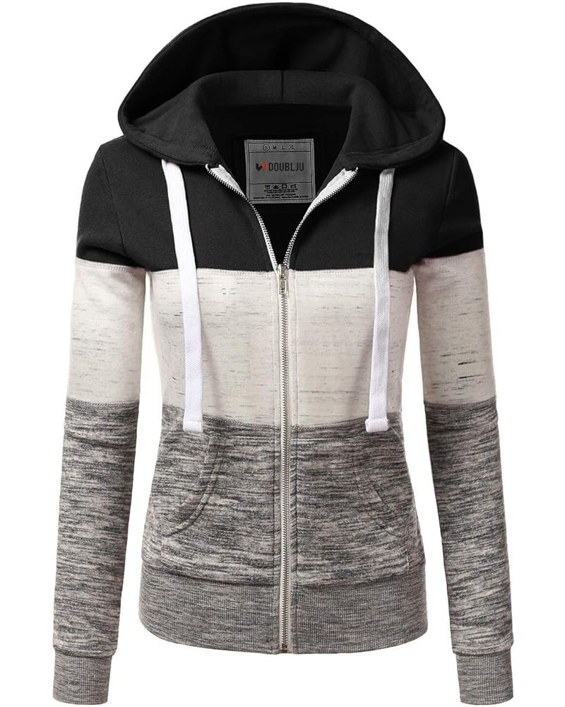 Lightweight Thin Zip-Up Hoodie Jacket for Women with Plus Size C_black $17.84 Hoodies & Sweatshirts