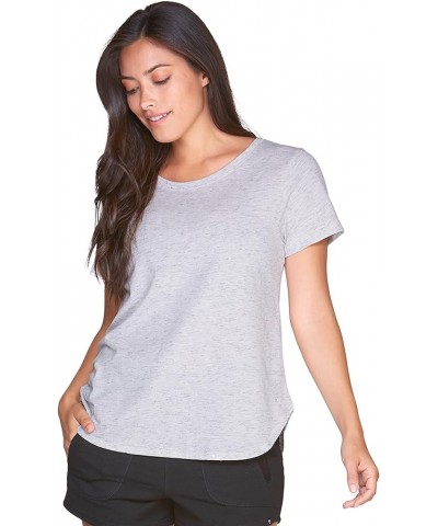 Active Women's Myla Short Sleeve Scoop Neck Tee Vanilla Cream $10.19 Activewear