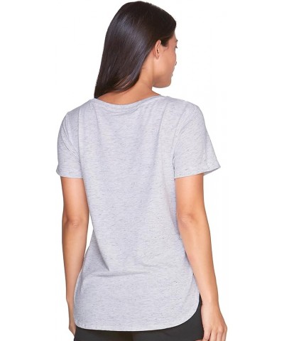 Active Women's Myla Short Sleeve Scoop Neck Tee Vanilla Cream $10.19 Activewear