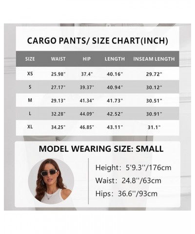 Cargo Pants Women - High Waist Stretch Casual Pants with 6 Pockets and Wide Leg Y2K Style Khaki(thick) $20.99 Pants