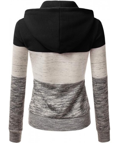 Lightweight Thin Zip-Up Hoodie Jacket for Women with Plus Size C_black $17.84 Hoodies & Sweatshirts