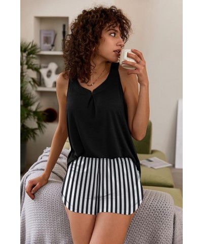 Pajamas Sets for Women Tank Tops with Shorts Sleepwear Nightwear Pj Set S-XXXL Pat11 $13.67 Sleep & Lounge