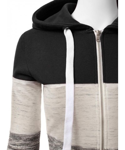 Lightweight Thin Zip-Up Hoodie Jacket for Women with Plus Size C_black $17.84 Hoodies & Sweatshirts