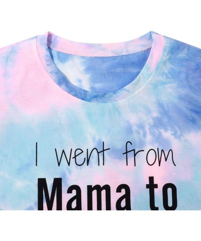 Women Mama Letter Print Shirt Mama Mommy Mom Bruh Shirt Mothers Day T Shirt Gift Funny Mom Tee Top Tie Dye $10.19 T-Shirts