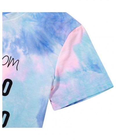 Women Mama Letter Print Shirt Mama Mommy Mom Bruh Shirt Mothers Day T Shirt Gift Funny Mom Tee Top Tie Dye $10.19 T-Shirts