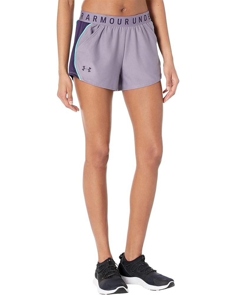 Women's Play Up 3.0 Novelty Shorts Club Purple (530)/Electro Pink $15.15 Shorts