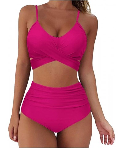 Two Piece Swimsuits for Women High Waisted Tankini Swimsuits Set 2021 Bathing Suits for Summer Beach Swimwear Bikinis 01 Hot ...