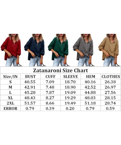 Womens Zip Up Hoodies Loose fit Sweatshirt Casual Long Sleeve Shirts for Women Pullover Tops With Pocket Grey-02-1/4 Zip Up $...