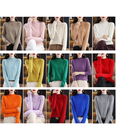 Cashmere Sweaters for Women, 100% Cashmere Long Sleeve Crew Neck Soft Warm Pullover Knit Jumpers (Pink,L) XX-Large Green $25....