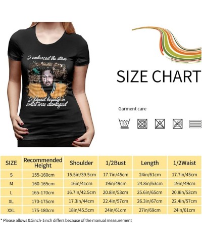 Shirt Womens T Shirt Short Sleeve Top Casual Fashion Tee Black Black $11.19 T-Shirts