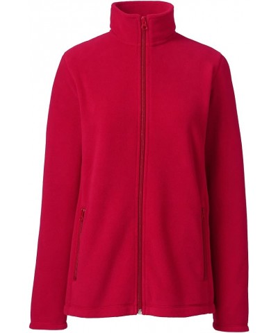 Unisex-Child School Uniform Midweight Fleece Jacket Red $24.00 Jackets