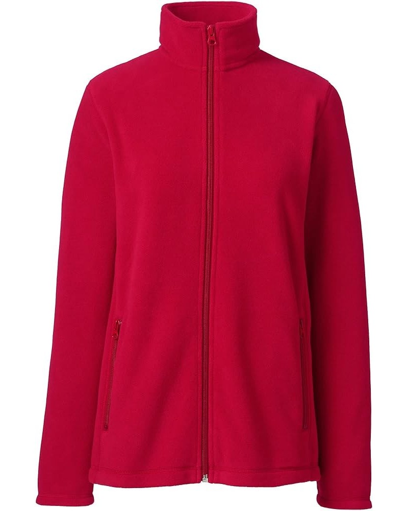 Unisex-Child School Uniform Midweight Fleece Jacket Red $24.00 Jackets