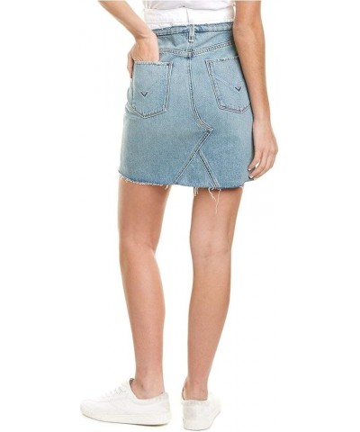 Women's Lulu 5 Pocket Denim Skirt White Charger $26.79 Skirts