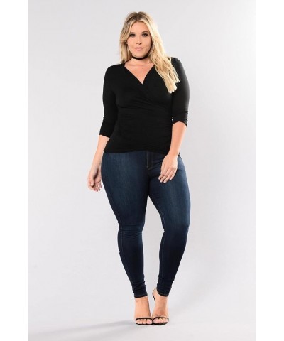 New Plus Size Jeans for Women High Waist Stretch Jeans Casual Denim Pencil Pants Fall Winter Clothing L-5XL X-Large 2 $21.71 ...