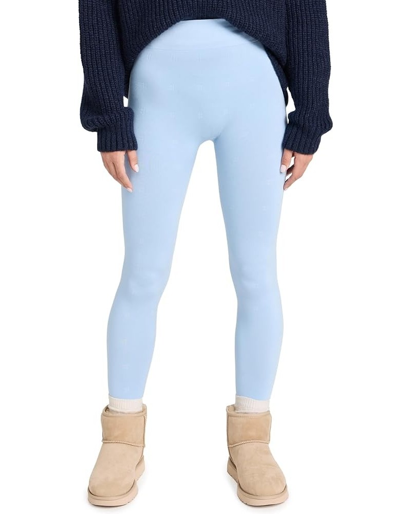 Women's Modal Logo Baselayer Leggings Filter Blue $25.03 Leggings