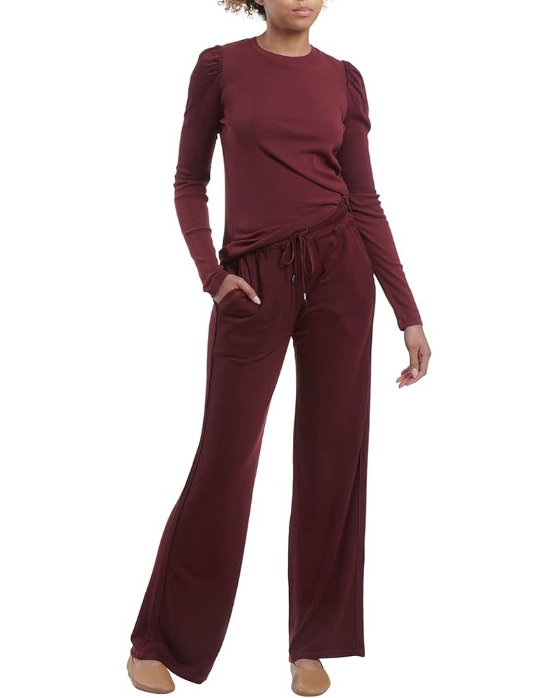 Women's Oslo Wide Leg Pant Mulberry $15.17 Pants