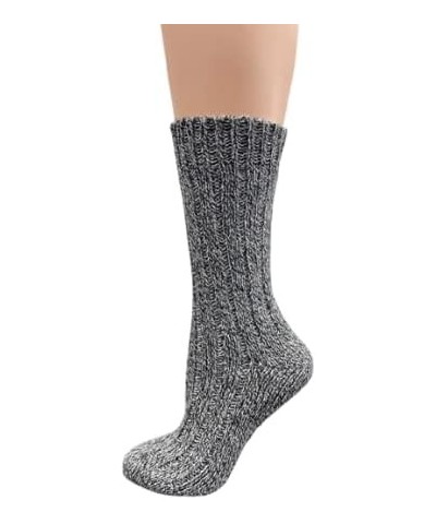 Women's Wool Crew Socks - Warm and Comfortable Outdoor Socks Moisture-Wicking and Insulating with wide calf fit Gray $8.83 Ac...