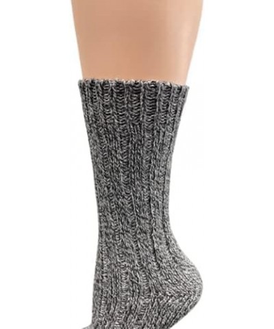 Women's Wool Crew Socks - Warm and Comfortable Outdoor Socks Moisture-Wicking and Insulating with wide calf fit Gray $8.83 Ac...