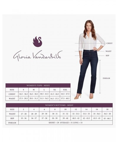 Women's Amanda Classic High Rise Tapered Jean Rinse Noir $10.90 Jeans