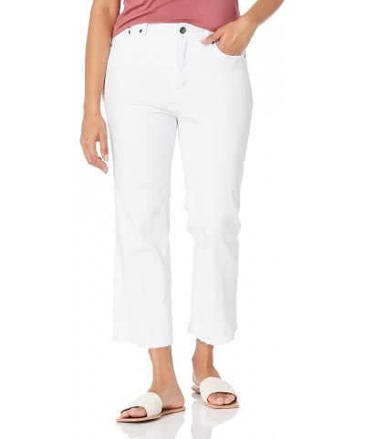 Women's Five Pocket 25 Inch Crop Jean White $13.50 Jeans