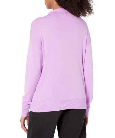 Women's Meena Loose-Fit Sweater Polo Lavendula $29.65 Sweaters