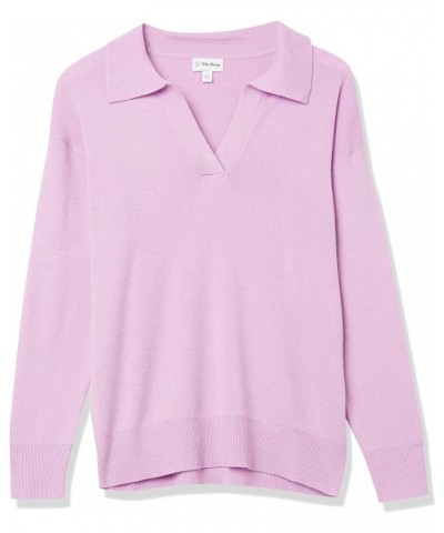 Women's Meena Loose-Fit Sweater Polo Lavendula $29.65 Sweaters