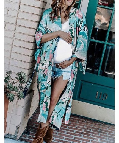 Women's Sexy Fashion Loose Bikini Swimwear Cover Up Long Kimono Cardigan Multicolor $16.32 Swimsuits