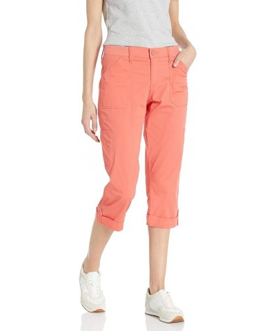 Women's Flex-to-go Cargo Capri Pant Salmon $22.99 Pants