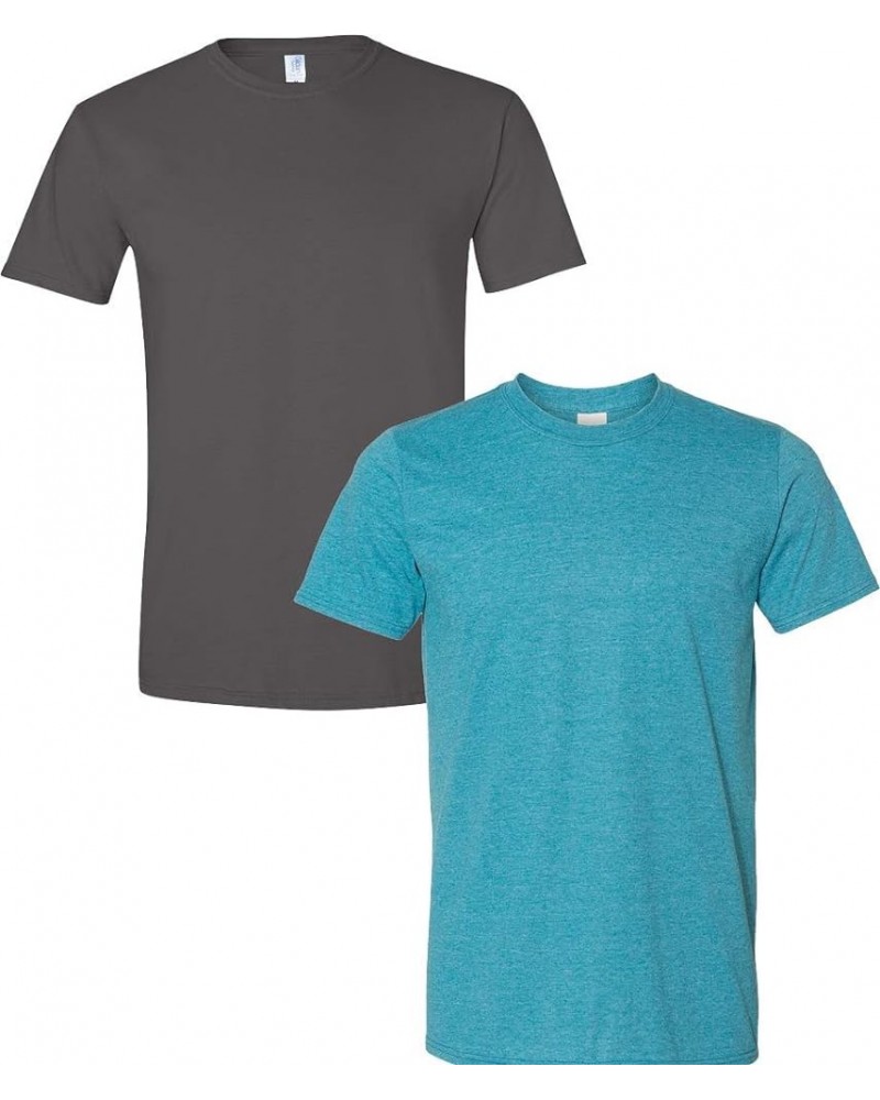 Adult Ultra Cotton T-Shirt with Pocket, Style G2300, 2-Pack Charcoal-hthgalapagos $12.96 T-Shirts