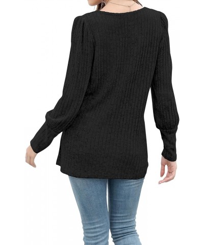 Womens Tops Dressy Casual Fall Sweaters Square Neck Fashion Clothes 2023 0-black $15.30 Tops