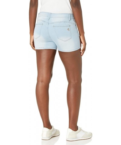 Women's Super Cute Jeans Shorts Acid Washed Summer Blue $17.72 Shorts