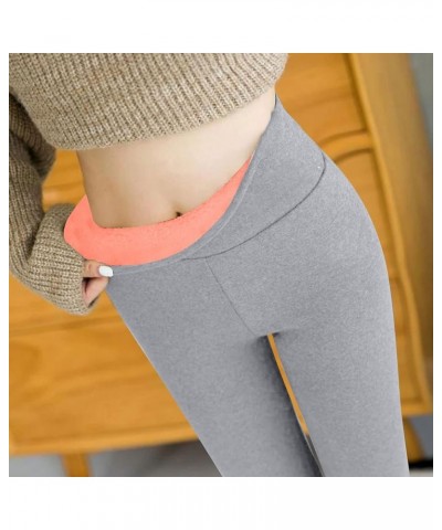 Fleece Lined Leggings for Women Winter Warm Leggings Yoga Tights High Waist Thermal Pants Workout Stretchy Pants 14gray $8.63...